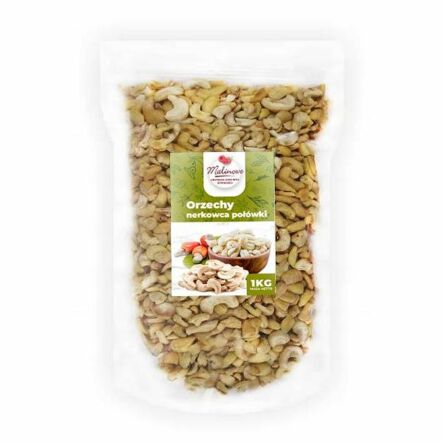 Orzechy Nerkowca Połówki 1 kg Malinowe