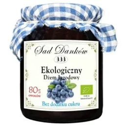 Dżem Jagodowy Bez Dodatku Cukru Bio 260 g Sad Danków