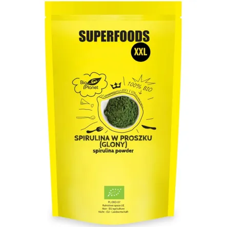 Spirulina w Proszku Bio 600 g -  Bio Planet