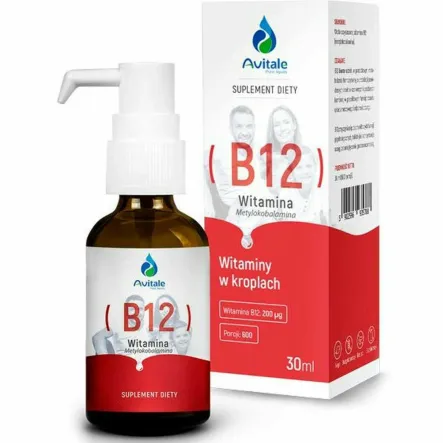 Witamina B12 Krople 30 ml - Avitale