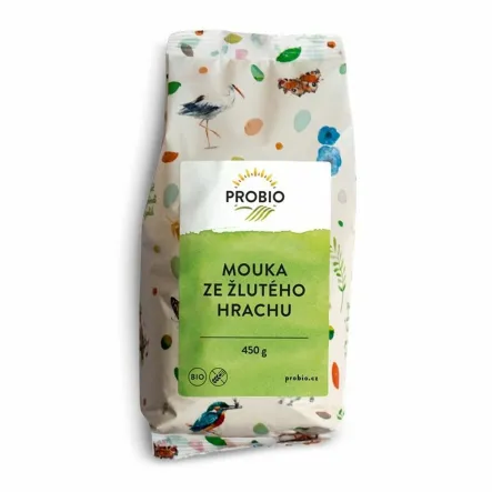 Mąka z Żółtego Grochu Bio  Bezglutenowa 450 g Probio
