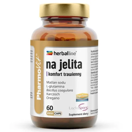 Kapsułki Na Jelita Komfort Trawienny 60 Kapsułek Herballine - Pharmovit