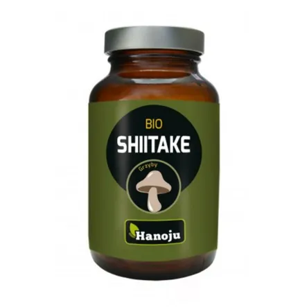 Grzyby Ekstrakt Shiitake 90 Kapsułek Bio 300 mg Hanoju