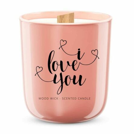 I Love You (Serca) - Sojowa Świeca Zapachowa w Szkle - Typ Zapachu Ma Via - Salire