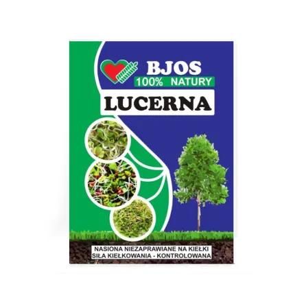 Nasiona na Kiełki Lucerna 80 g Bjos - Przecena Krótka Data Minimalnej Trwałości