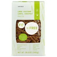 Makaron z Żółtej Soczewicy i Kasztanów Penne Bezglutenowy Bio 300 g Alb Gold