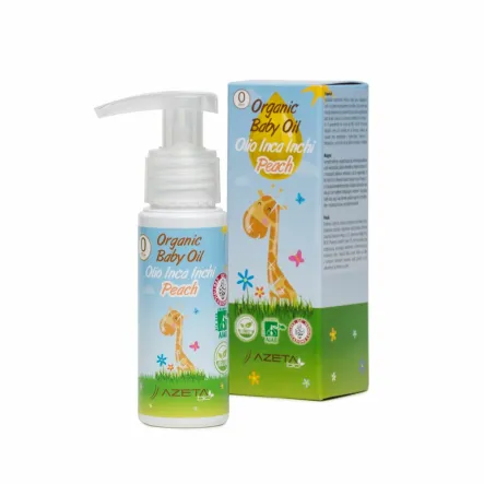 Organiczna Oliwka Brzoskwiniowa do Pielęgnacji i Masażu Dzieci 50 ml Azeta Bio - Wyprzedaż