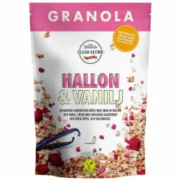 Granola Malina & Wanilia Bez Dodatku Cukru 400 g - CLEAN EATING