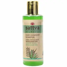Szampon do Włosów Ziołowy Neem i Aloes 210 ml - Sattva