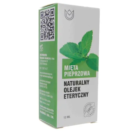 Naturalny Olejek Eteryczny Mięta Pieprzowa 12 ml - Naturalne Aromaty