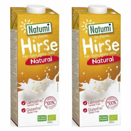 2 x Napój Jaglany Bezglutenowy Bio 1 L Natumi UHT
