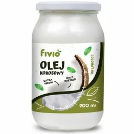 Olej Kokosowy Extra Virgin Nierafinowany Zimnotłoczony 900 ml -  Fivio