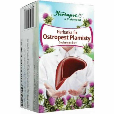 Ostropest Plamisty Herbatka FIX 40 g (20 x 2 g) - Herbapol Kraków