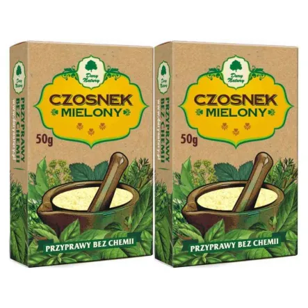 2 x Czosnek Mielony 50 g - Dary Natury