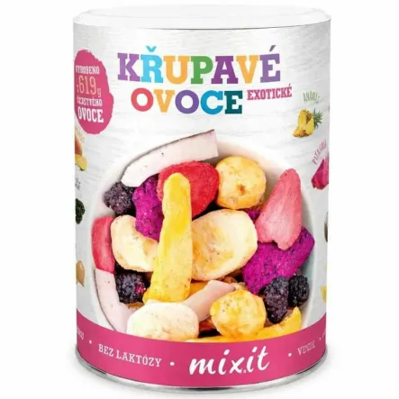 Egzotyczny Mix Chrupiące Owoce (Owoce Liofilizowane) 110 g - Mixit