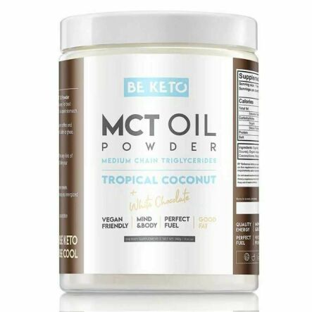 Olej MCT Proszek Kokos and  Biała Czekolada 300 g - Bekteo