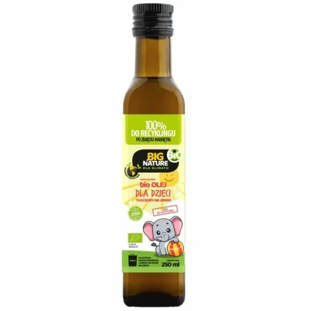 Bio Olej Dla Dzieci Tłoczony Na Zimno 250 ml - Big Nature