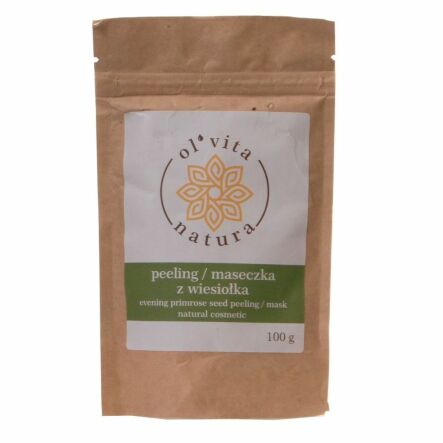 Peeling Kosmetyczny / Maseczka z Wiesiołka 100 g - Ol'vita