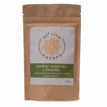 Peeling Kosmetyczny / Maseczka z Wiesiołka 100 g - Ol'vita