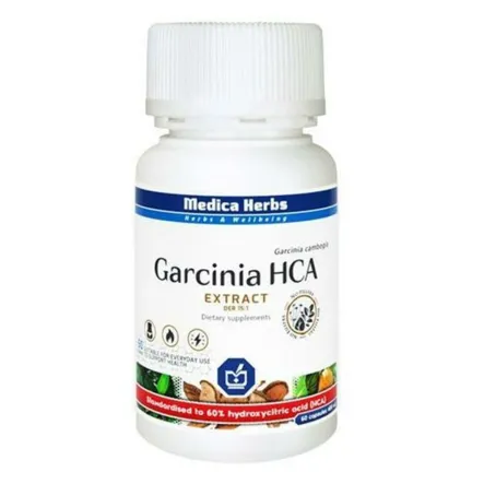 Garcinia HCA Ekstrakt 60 Kapsułki Medica Herbs  - Wyprzedaż