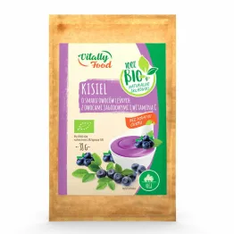 Bio Kisiel o Smaku Owoców Leśnych z Owocami Jagodowymi i Witaminą C 38 g - Vitally Food