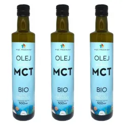 3 x Olej MCT z Kokosa BIO 500 ml - Pięć Przemian