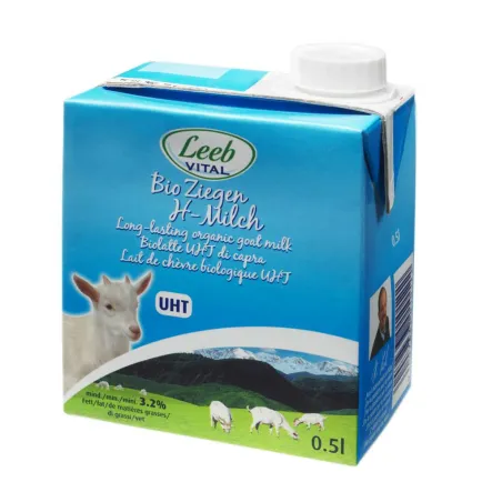 Napój Mleczny Uht Baza:100% Mleko Kozie 3,2% Tłuszczu Bio 500ml-Leeb Vital