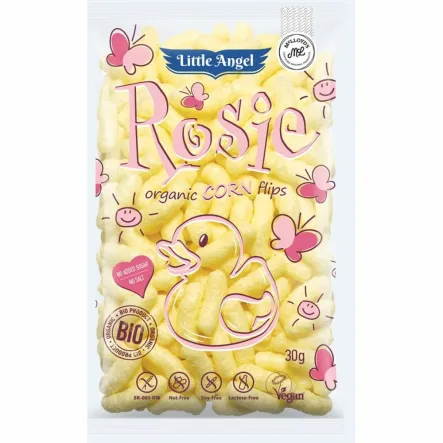 ROSIE Chrupki Kukurydziane od 7 Miesiąca Bezglutenowe BIO - 30 g - Little Angel
