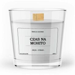 Sojowa Świeca Zapachowa CZAS NA MOHITO 200 ml - Vitafarm