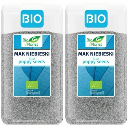 2 x Mak Niebieski Bio 400 g - Bio Planet