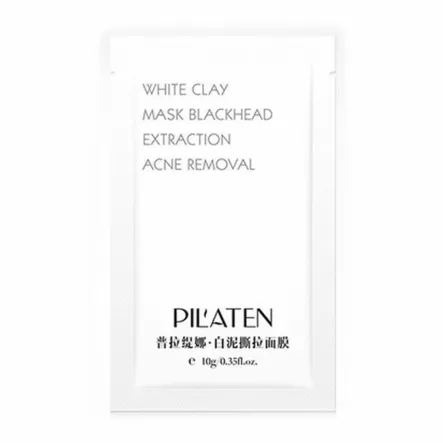 Maska do Twarzy Peel-Off z Białą Glinką 10 g - Pilaten