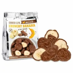 Chrupiące Banany w Czekoladzie Mlecznej do Kieszeni 70 g - Mixit