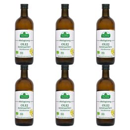 6 x Olej Rzepakowy Tłoczony na Zimno Nierafinowany BIO 1 l - EkoWital