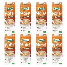 8 x Napój Owsiany z Soją Barista Bio 1 L  UHT - Natumi