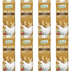 8 x Napój Owsiany z Soją Barista Bio 1 L  UHT - Natumi