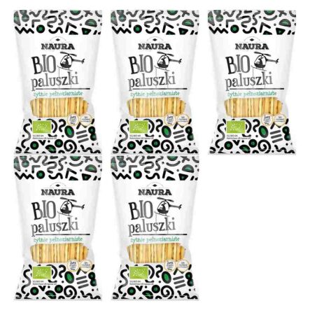 5 x Paluszki Żytnie Pełnoziarniste Bio 45 g - Naura