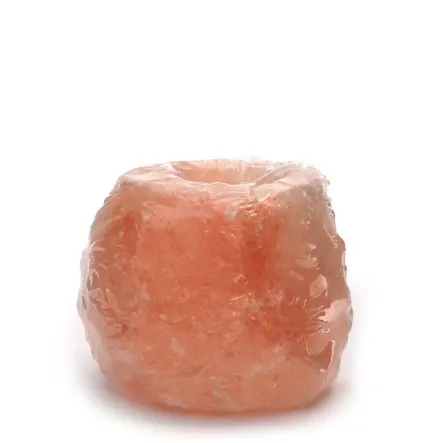 Świecznik Solny Naturalny 1 Sztuka (0,8-1,3 kg)