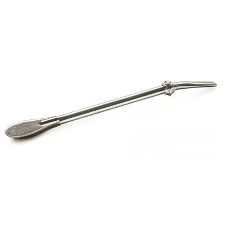 Bombilla LIZA Nierdzewna ze Srebrnym Pierścieniem HS84-BS