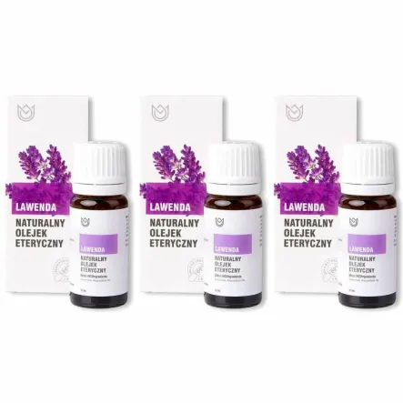 Zestaw 3 x Naturalny Olejek Eteryczny Lawendowy 10 ml - Naturalne Aromaty