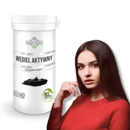 Węgiel Aktywny 180 mg 60 Kapsułek - Soul Farm