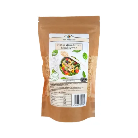 Płatki Drożdżowe Nieaktywne Bezglutenowe 150 g - Pięć Przemian