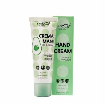 Krem do Rąk z Olejem z Awokado, Kwasem Hialuronowym i Witaminą C 50 ml - Purobio