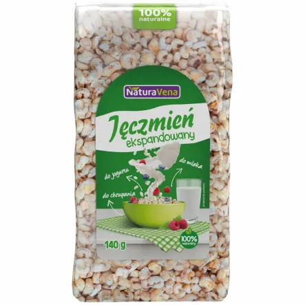  Jęczmień Ekspandowany 140 g - NaturAvena