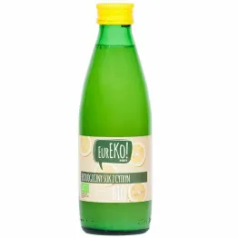Sok z Cytryn Bio 250 ml - Eureko - Sok z Ekologicznych Cytryn z Kroplomierzem