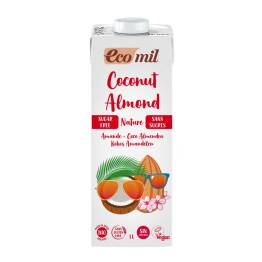 Mleko Kokosowe-Migdałowe bez dodatku cukru Bio Niesłodzone 1 l UHT Ecomil