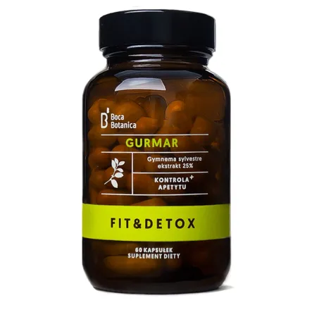 Gurmar Gymnema Sylvestre 25% 30 g 60 Kapsułek - Boca Botanica