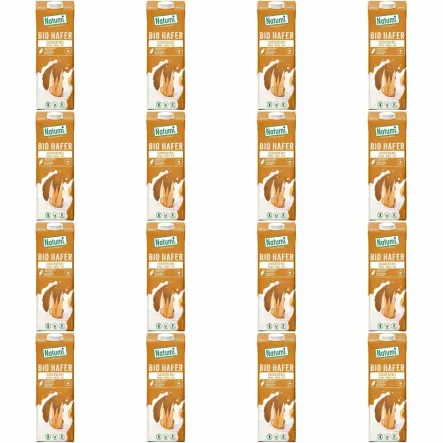 16 x Napój Owsiany Bez Cukru Bezglutenowy Bio 1 L - Natumi