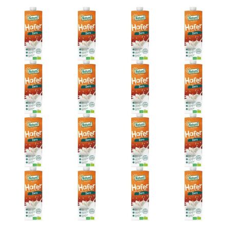 16 x Napój Owsiany Bez Cukru Bezglutenowy Bio 1 L - Natumi