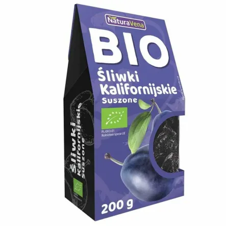 Śliwki Kalifornijskie Suszone Bez Pestek Bio 200 g - Naturavena