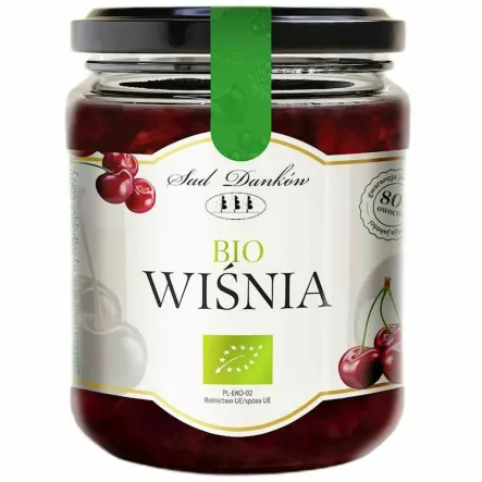 Wiśnia Bez Dodatku Cukru Bio 260 g - Sad Danków